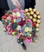 Box kvetov v tvare srdca Ferrero XL