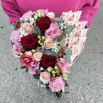 Box kvetov v tvare srdca Raffaello XL 4